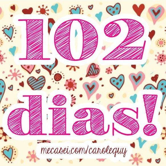 102 dias - Mini wedding PAGO! - Casamento Carol e Carlos