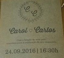 2 meses - Casamento Carol e Carlos