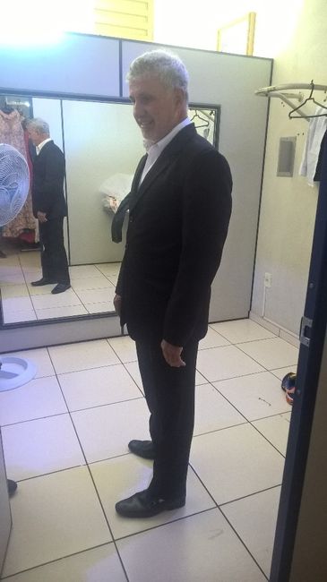 59 dias - terno pai da noiva e roupa do pagem - Casamento Carol e Carlos  