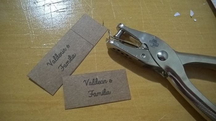 Tag dos convites DIY