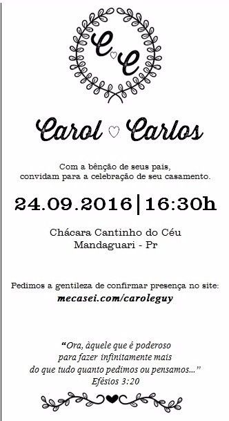 Arte do convite