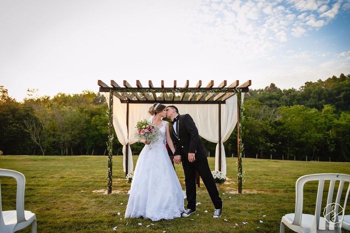 Meu vestido de noiva - Casamento Carol e Carlos
