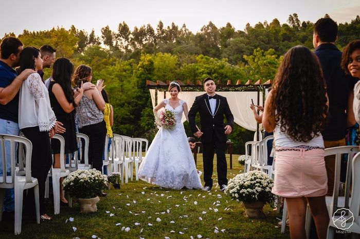 Meu vestido de noiva - Casamento Carol e Carlos