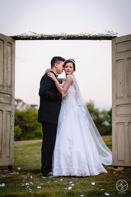 Meu vestido de noiva - Casamento Carol e Carlos