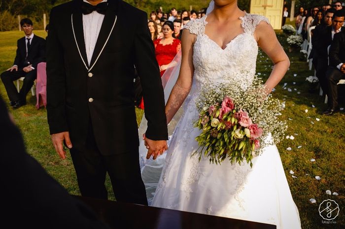 Meu buquê - Casamento Carol e Carlos