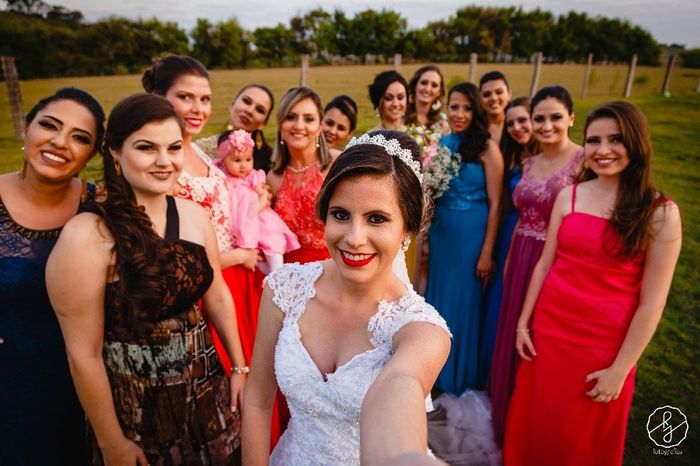 Vestido madrinhas - Não padronizei - Casamento Carol e Carlos