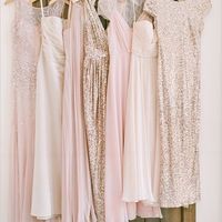 Madrinhas com cores diferentes