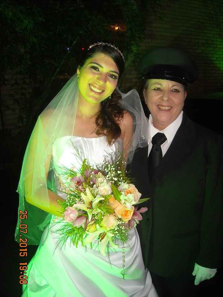 Antes da Cerimonia, mãe do meu melhor amigo e minha chofer (rs)
