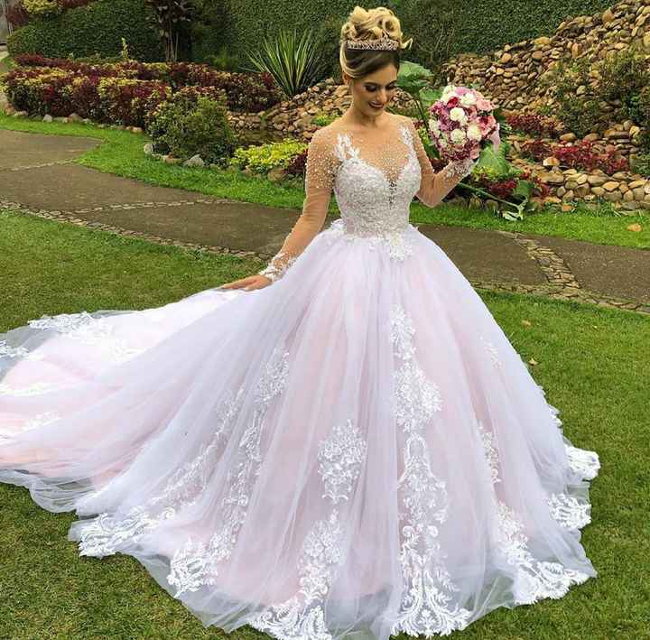 Moda nupcial - Vestido rosa - 1