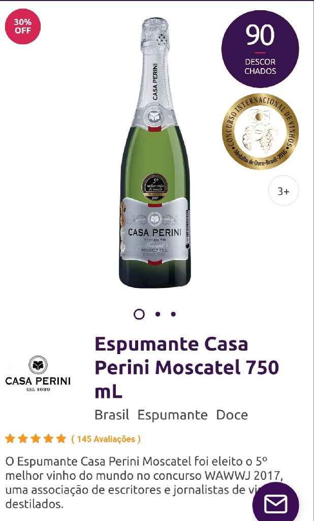 Vinho frisante gostoso e em conta para servir no meu casamento? - 1