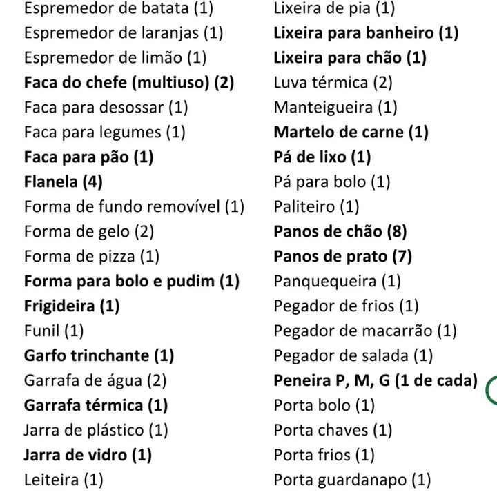 Chá de cozinha - 2