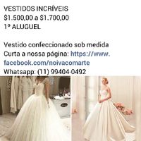 a parte mais legal do casamento "vestido" rs. - 1