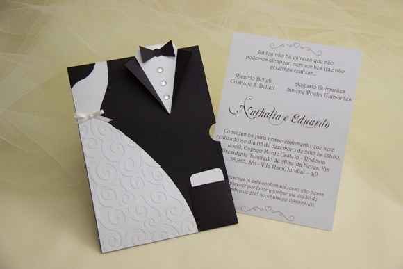 Convite de casamento