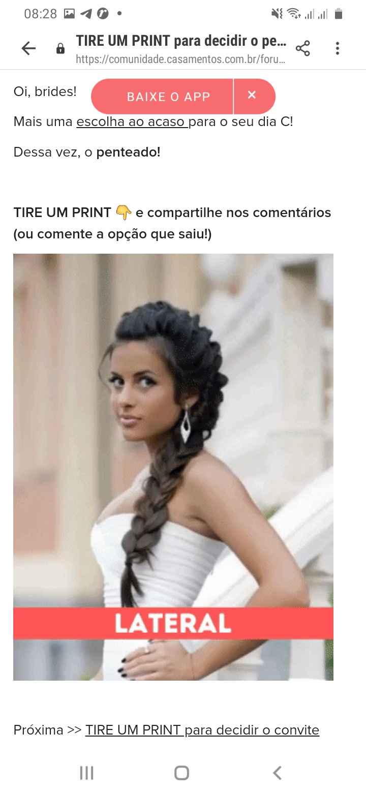 TIRE UM PRINT para decidir o penteado 12