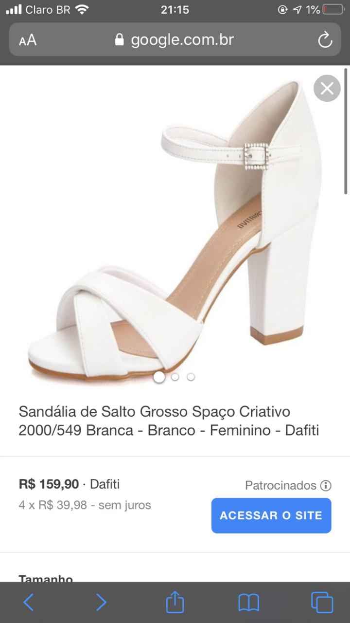 Seus sapatos: salto grosso ou fino? - 1