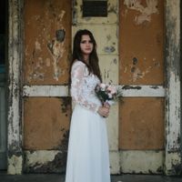 Vestido branco com renda 