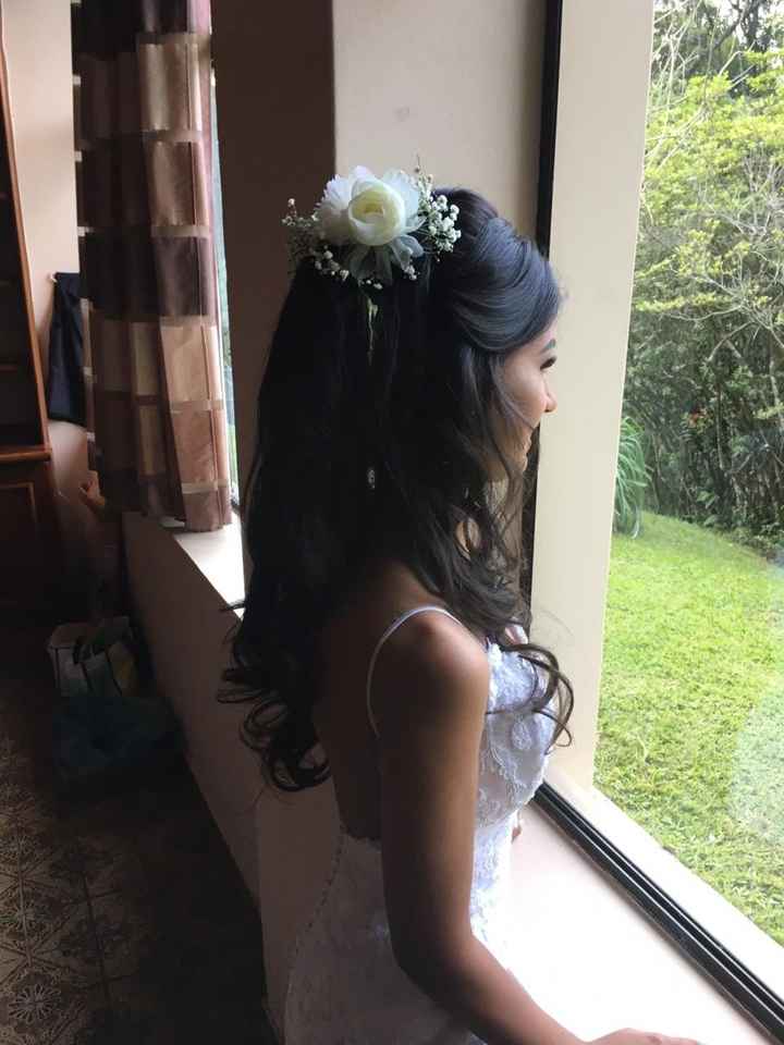 após a maquiagem e cabelo