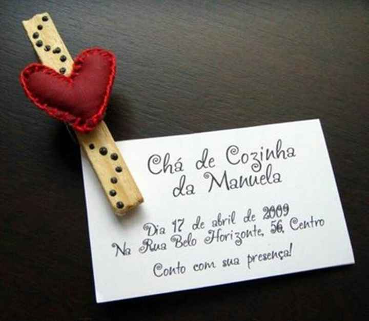 Convite de chá de cozinha personalizado - 1