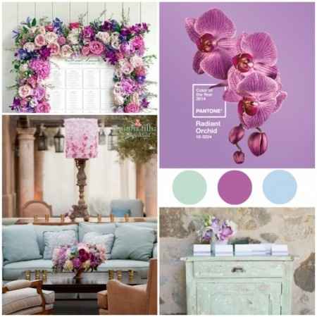 Paleta de cores para casamento
