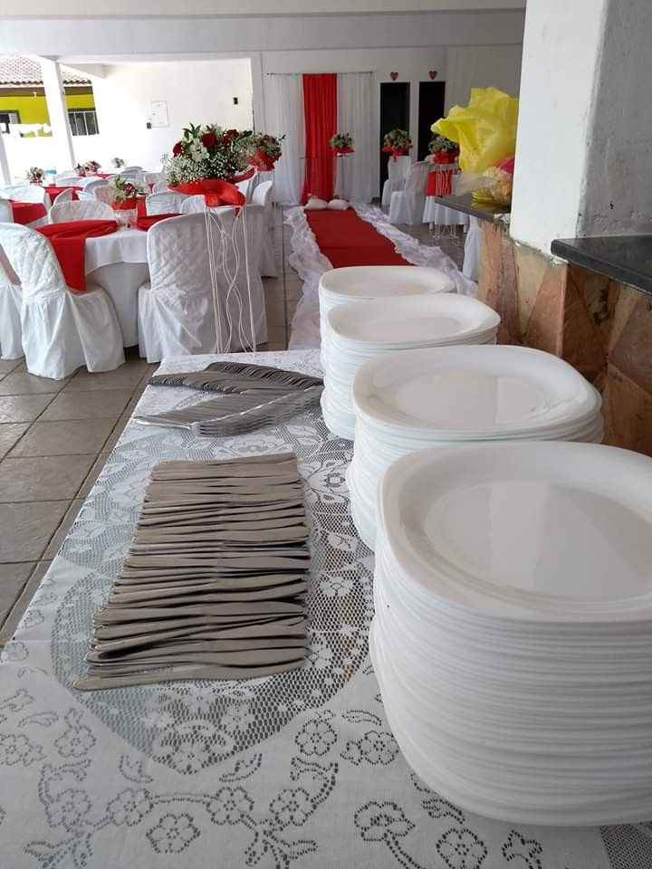 Oi noivinhas assim ficou a  decoração do meu casamento 😍👰🤵💕 - 13