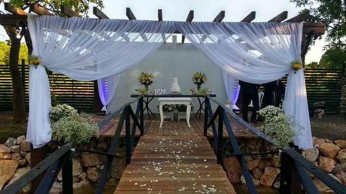 Local onde será feita a cerimônia do meu casamento.