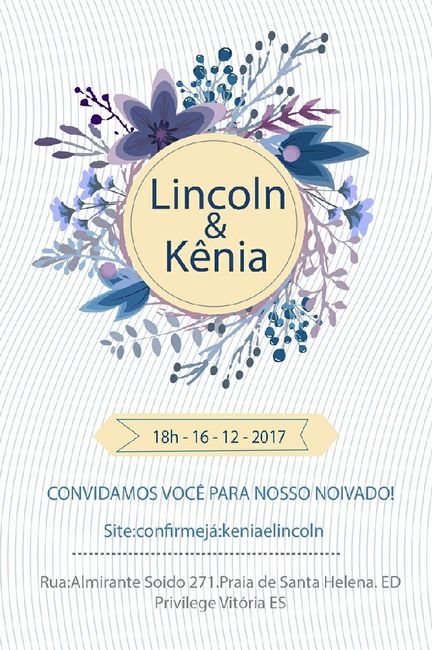  Mostra para gente seu convite ! :) - 1