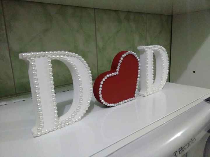 Minhas iniciais mdf - diy - 1
