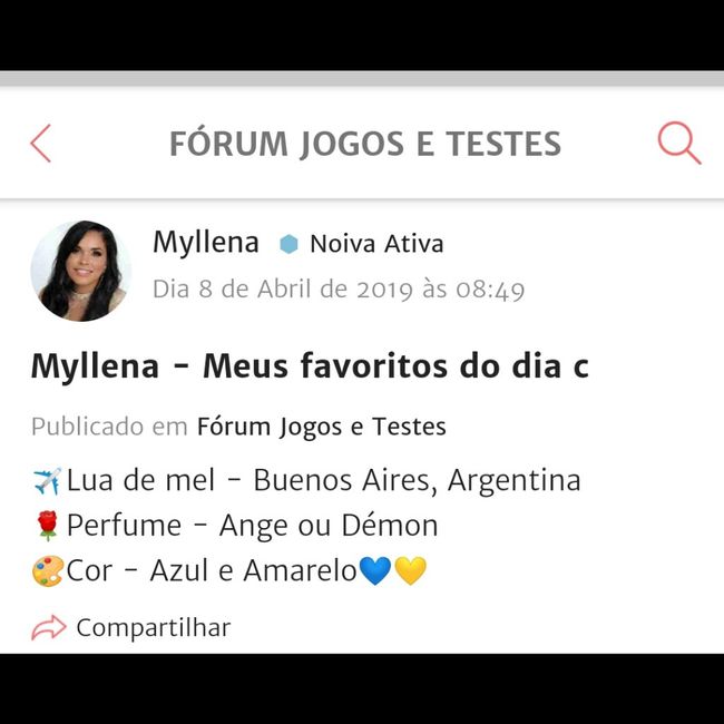 ÚLTIMO PASSO: Compartilhe seus favoritos de casamento! - 1