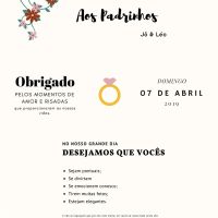  Convites para padrinhos - 2