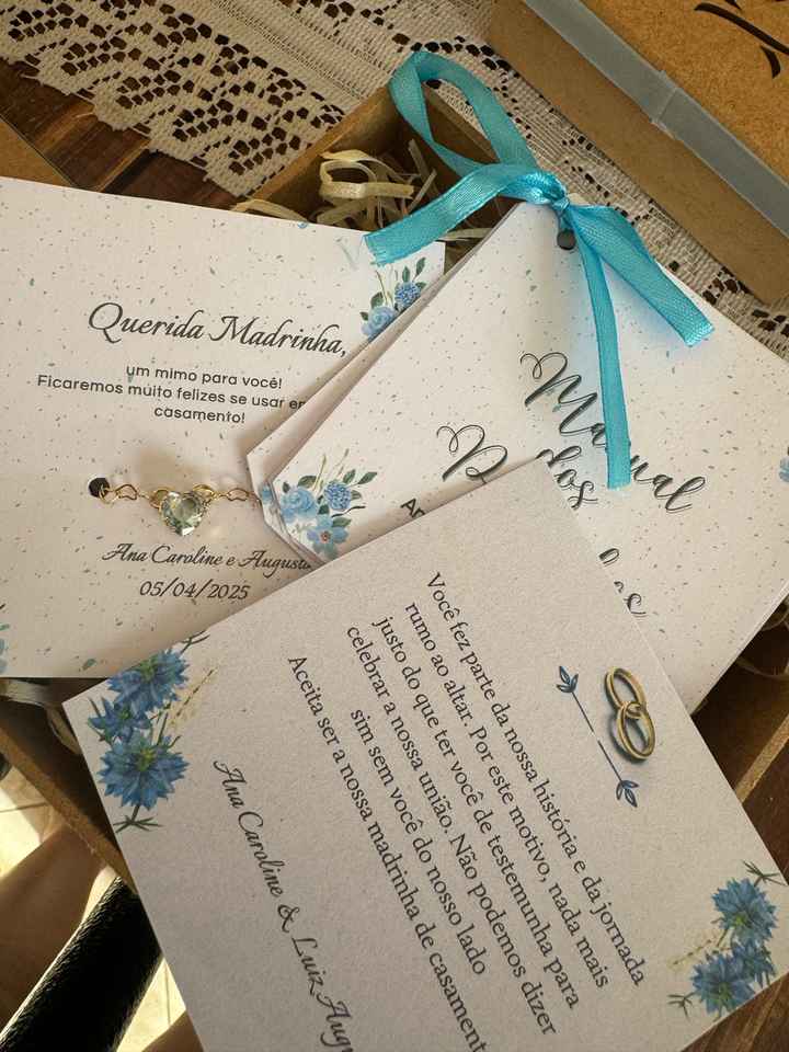 Convite dos padrinhos - 2