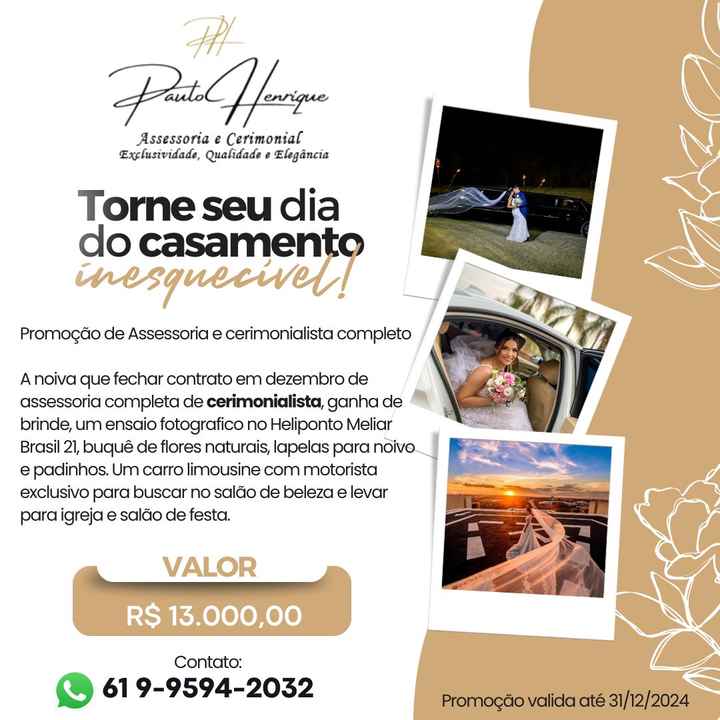 Promoção de assessoia e cerimonail completa