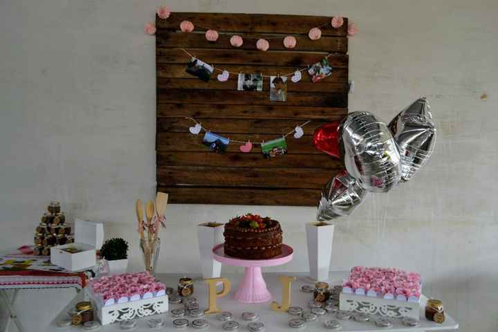 Decoração com palete e luzinhas 