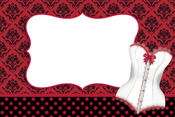 Convite chá de lingerie
