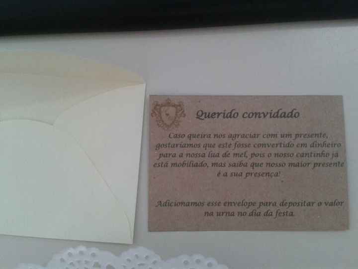 Pedir dinheiro como presente? - A favor ou contra? - 1
