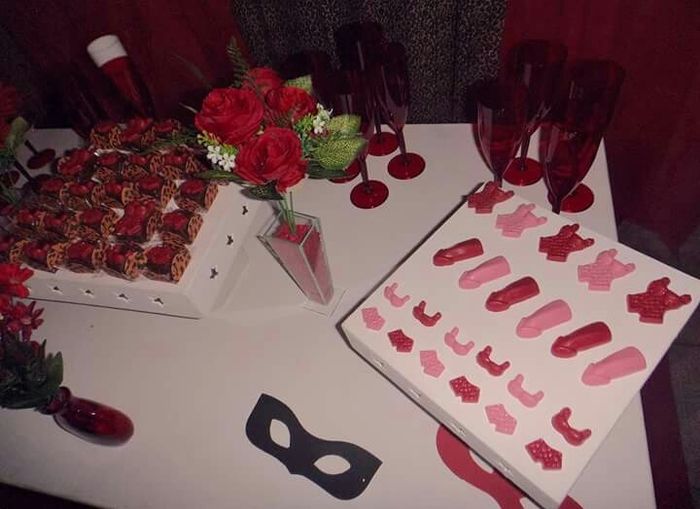 Meu cha de lingerie vermelho!! #vemveer - 5