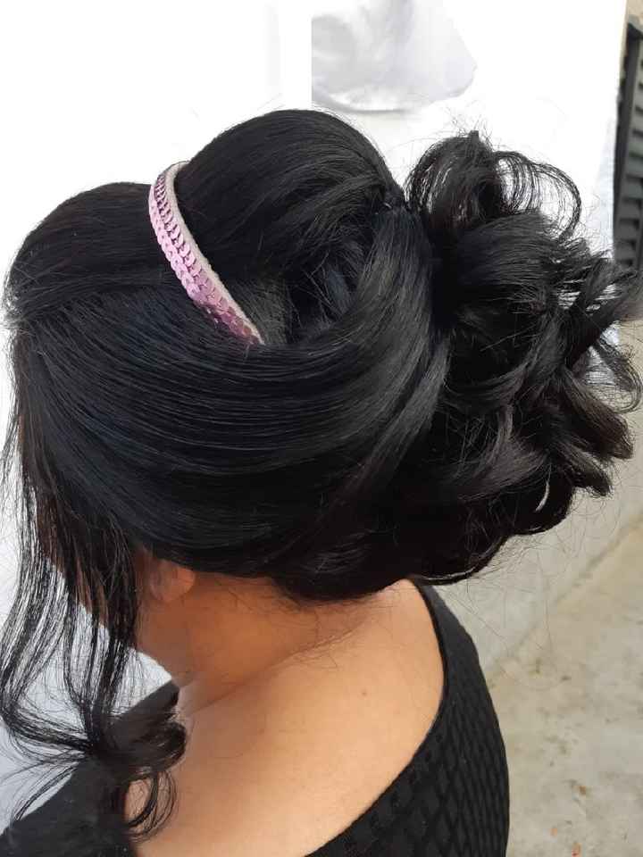 Meu chá bar e minha prova de cabelo e Maquiagem - 1