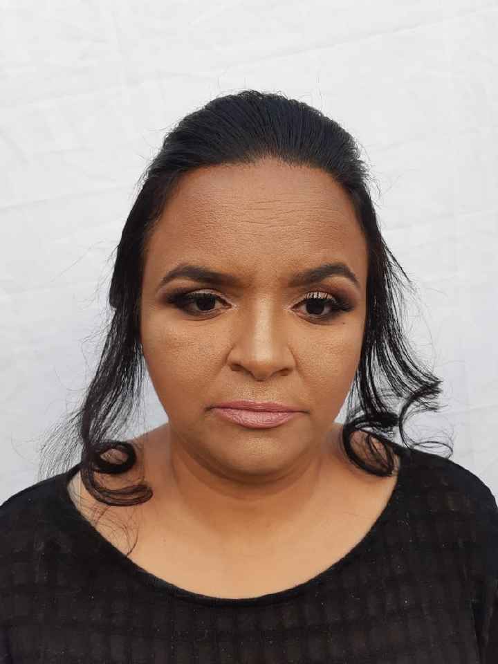 Meu chá bar e minha prova de cabelo e Maquiagem - 2