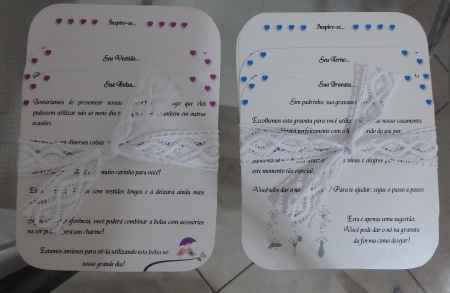 Caixa padrinhos Cards