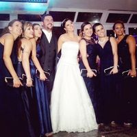 Madrinhas com bolsas iguais