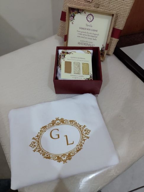 Caixinha de convite para padrinhos prontas!!! - 2