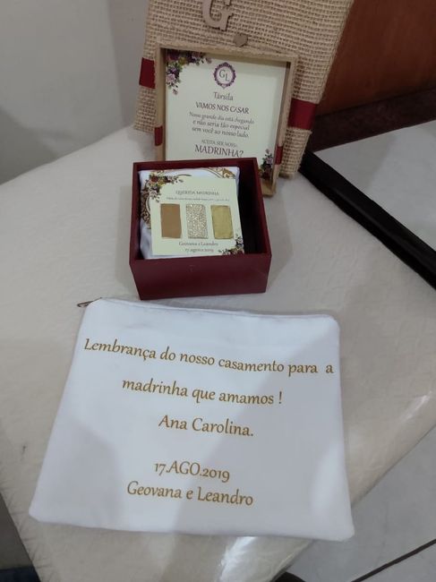 Caixinha de convite para padrinhos prontas!!! - 3