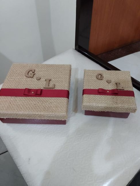 Caixinha de convite para padrinhos prontas!!! - 6