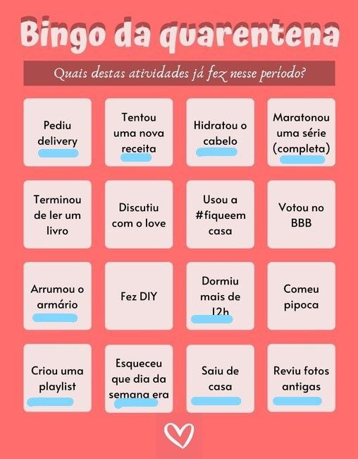 Bingo da quarentena: quem se atreve? #NoivasEmCasa 30