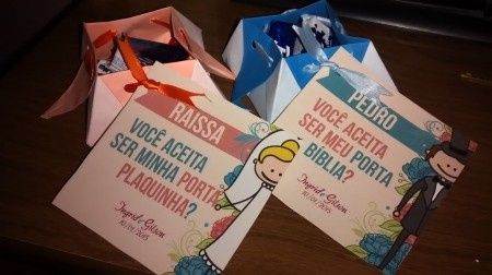convite para damas e pajens