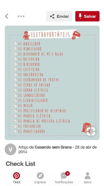 Lista de presentes - 1