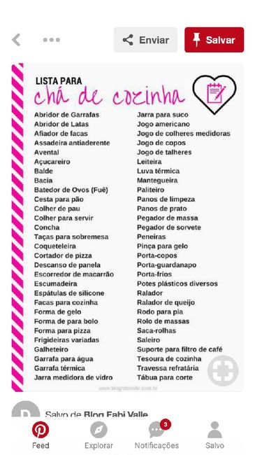 Lista de presentes - 5