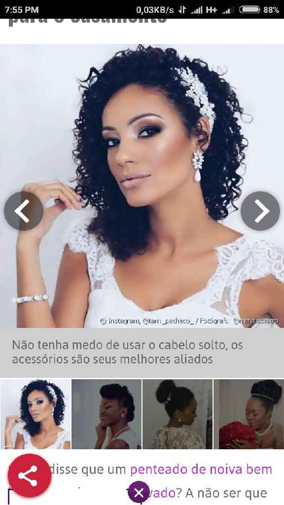 Inspiração - Penteado em cabelos Anelados/cacheados - 3