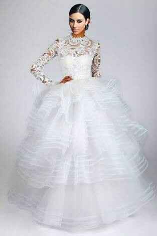  Vestidos de Noiva #kimkardashian ( y ) - 1