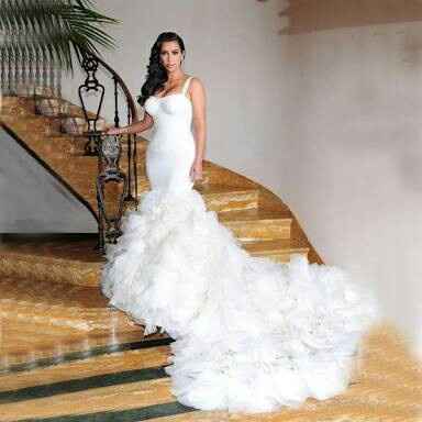  Vestidos de Noiva #kimkardashian ( y ) - 2