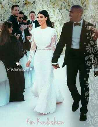  Vestidos de Noiva #kimkardashian ( y ) - 3